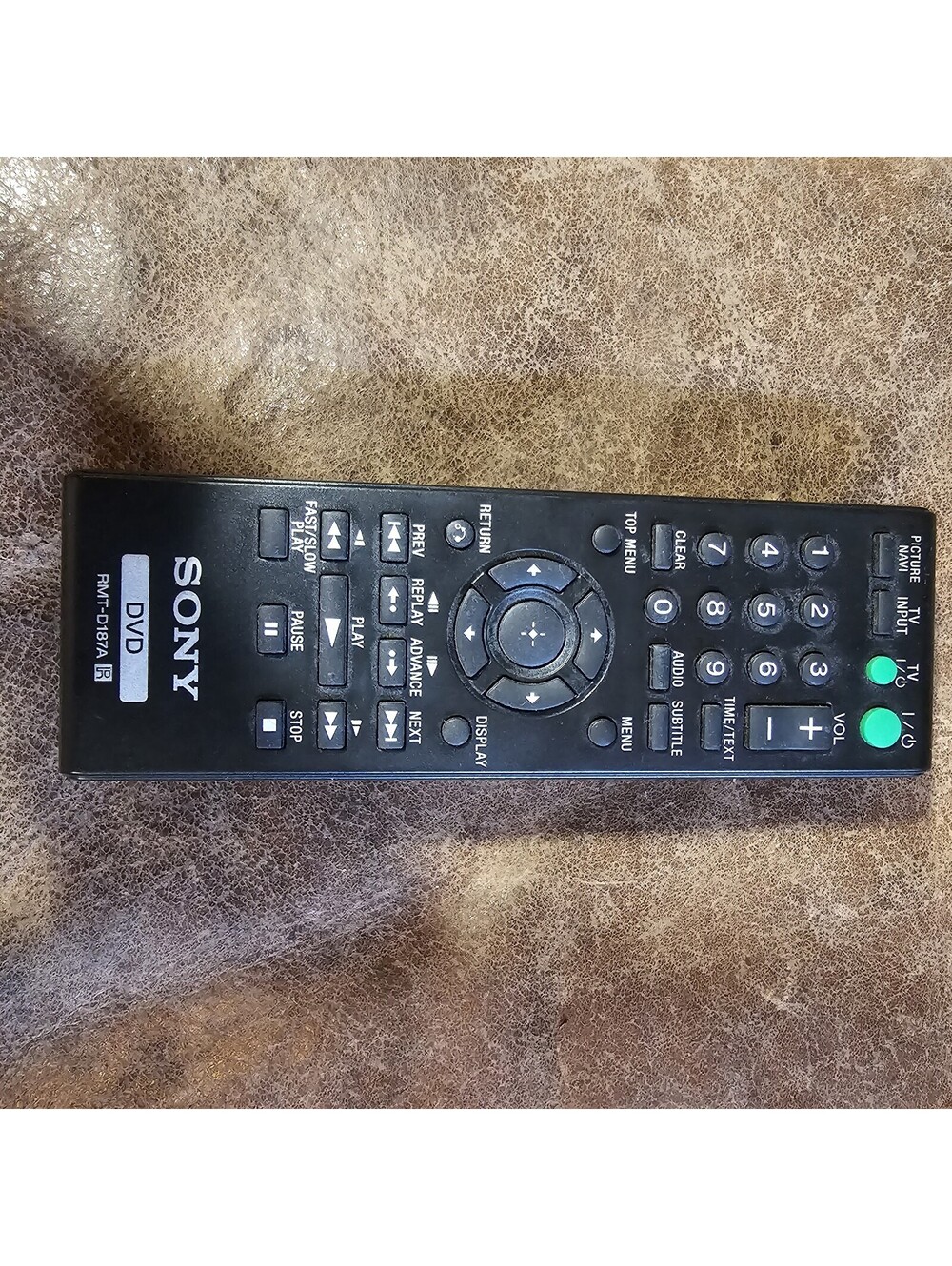 RMT-D187A Remote Oem Sony DVD DVP-NS710, DVP-SR200P, DVP-SR500H